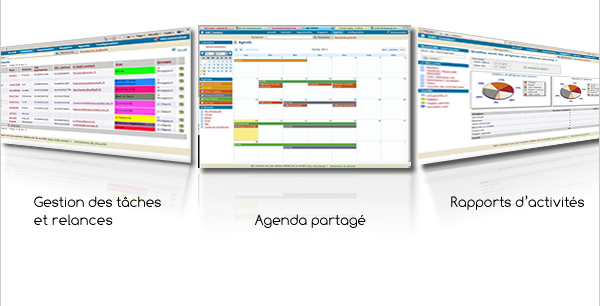 logiciel CRM avec agenda partag�