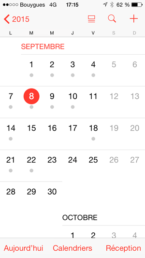Synchronisation agenda IPhone, IPad 